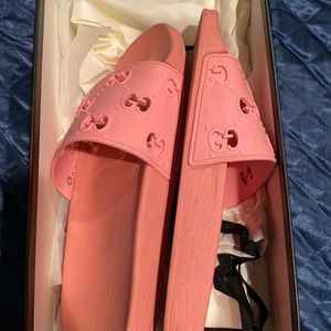 Rubber Gucci slides